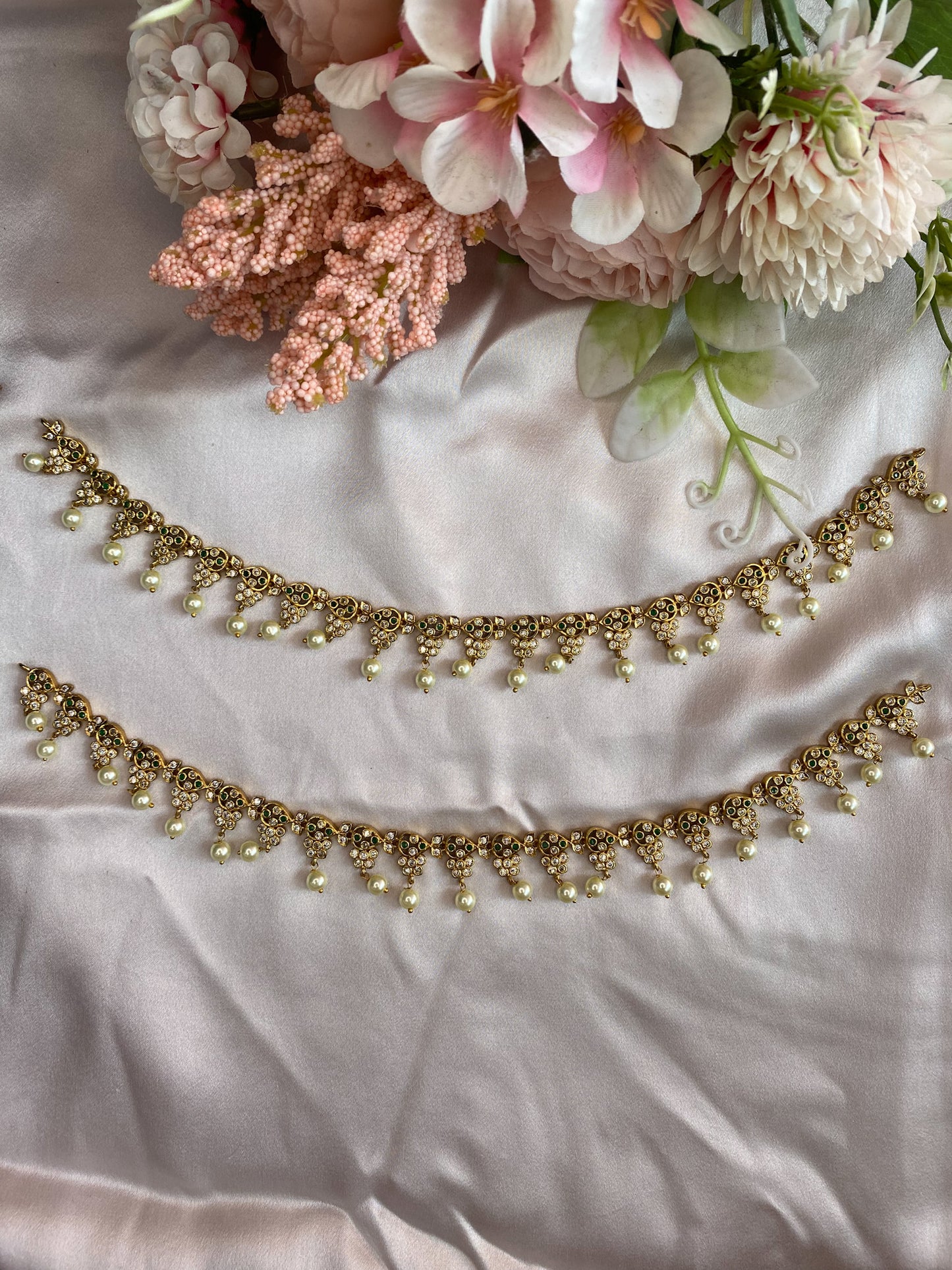 Matt grape shape anklets