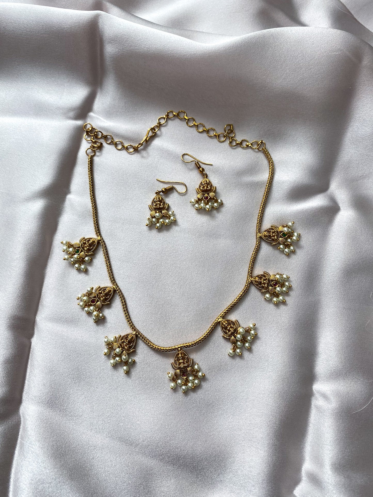 Lakshmi pendant necklace