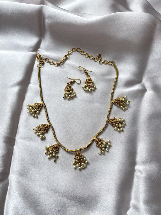 Lakshmi pendant necklace