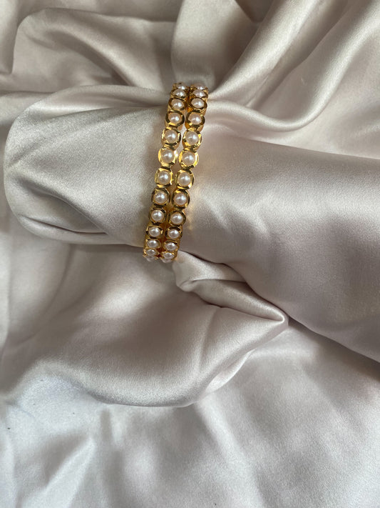 Full pearl impone bangles