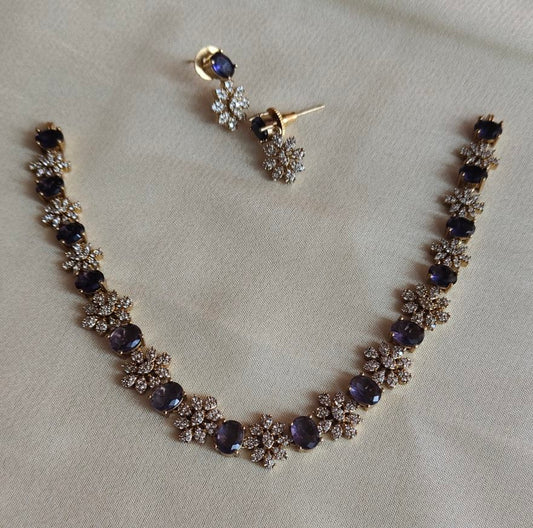 PURPLE neklace set